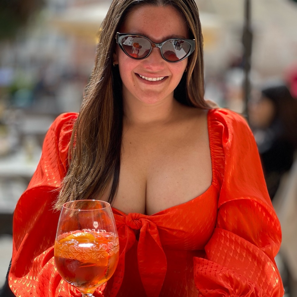 Express Orange Bodysuit